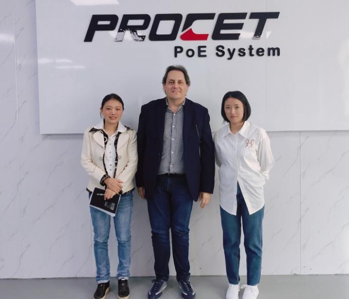 고객 방문 PROCET 공장
